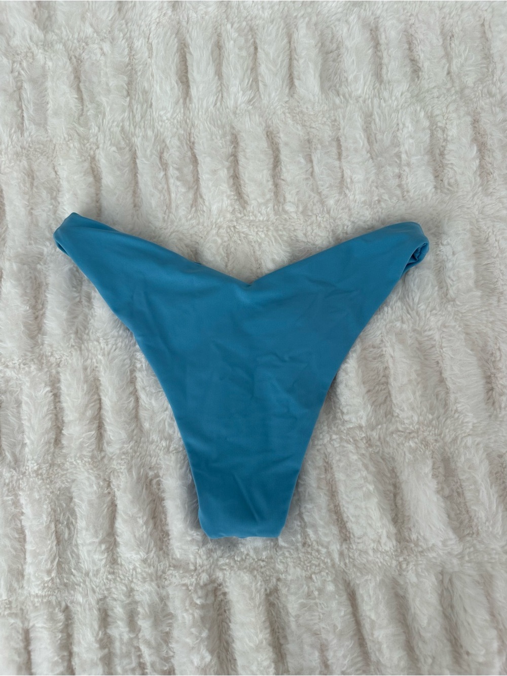 Glassons Blue V-Front Bikini Bottom Size 6 - Picture 2 of 4